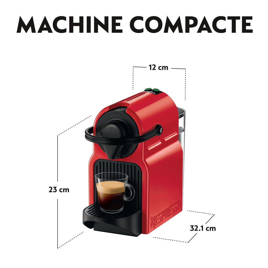 Machine à café Inissia Series rouge, Cafetiere Espresso , taglia unica