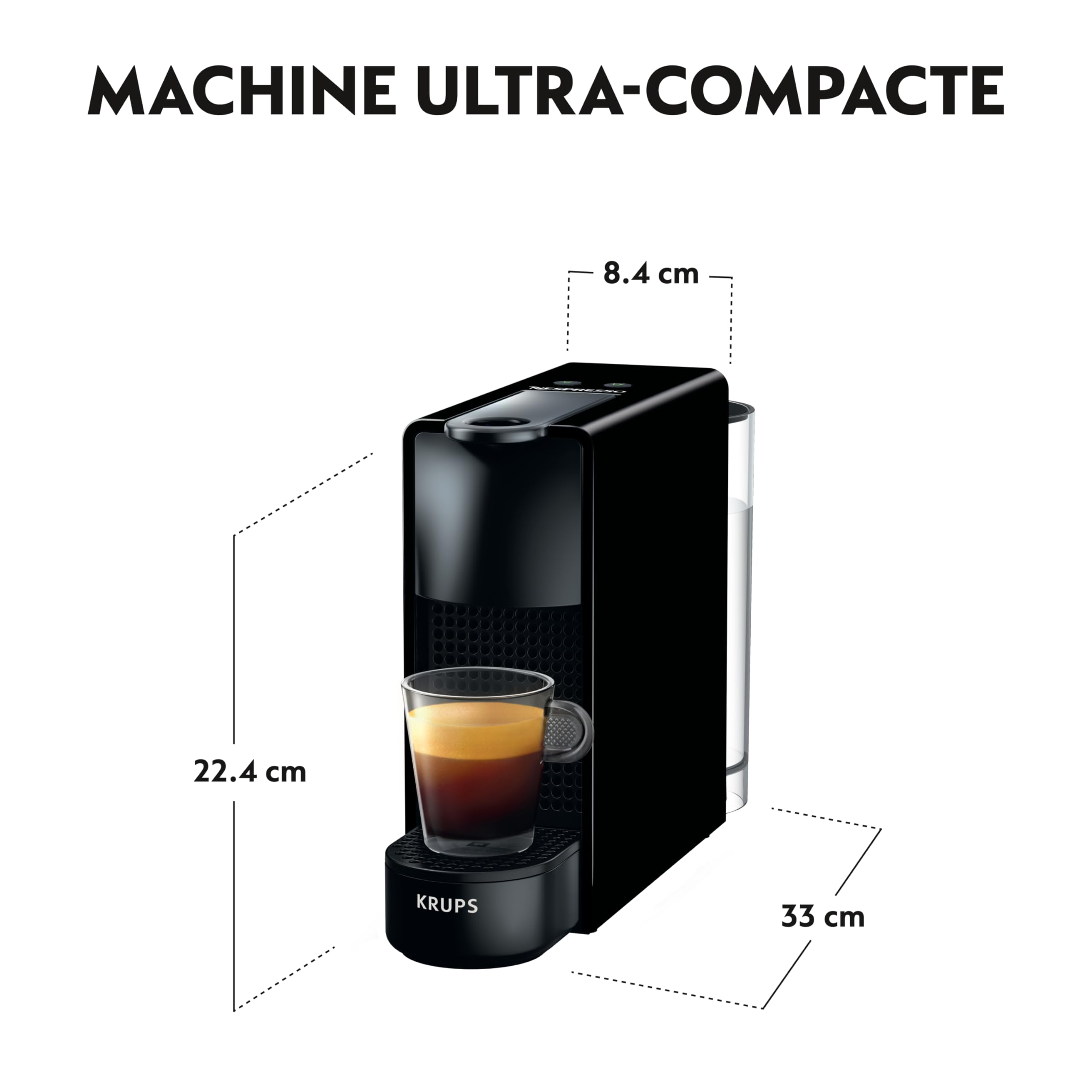 Cafetière Essenza Mini Black Cafetière à Capsules
